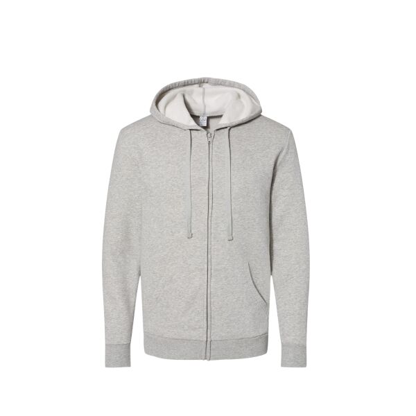 Unisex Eco-Cozy Fleece Zip Hooded Sweatshirt Thumbnail