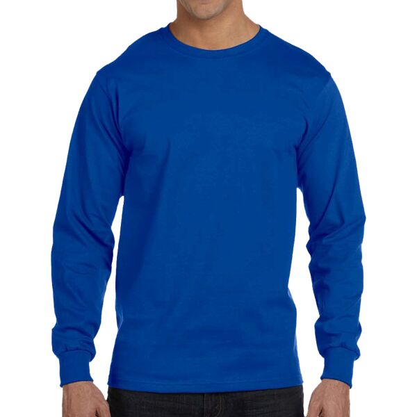 Adult 5.5 oz., 50/50 Long-Sleeve T-Shirt Thumbnail